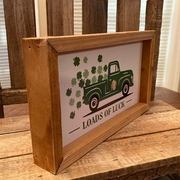 St. Patricks Day Shamrock Truck Decor Bundle, Farmhouse Happy St. Patrick’s Day - Picture 15 of 16